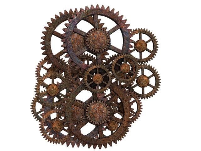 rusted gears